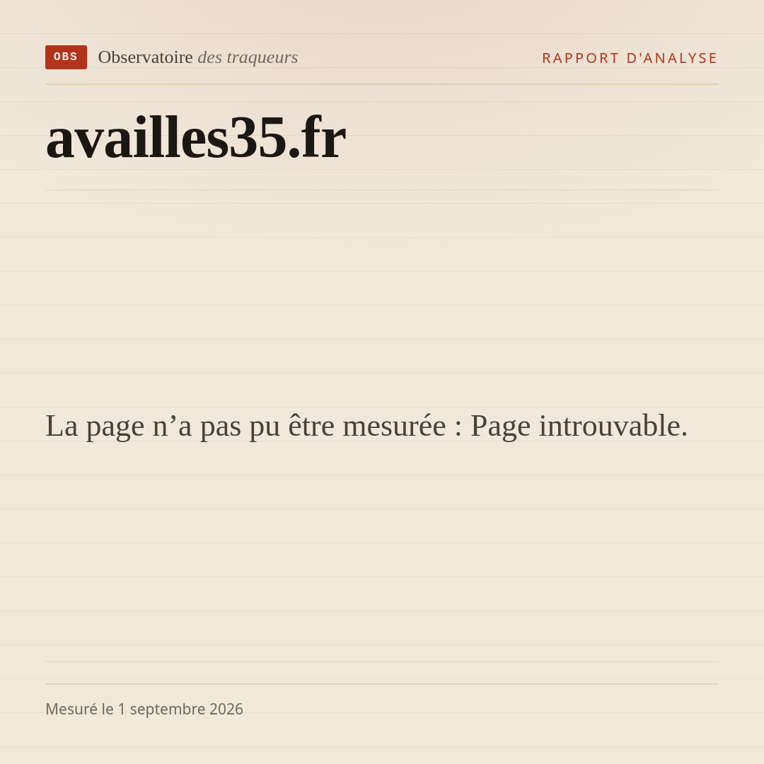 La page n’a pas pu être mesurée : Page introuvable.