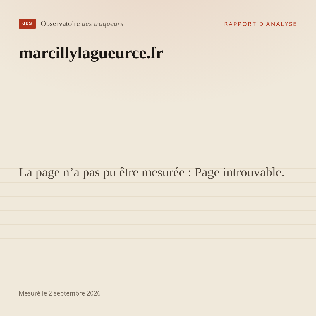 La page n’a pas pu être mesurée : Page introuvable.
