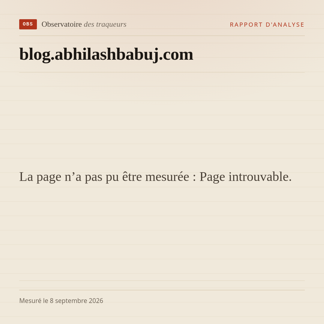 La page n’a pas pu être mesurée : Page introuvable.