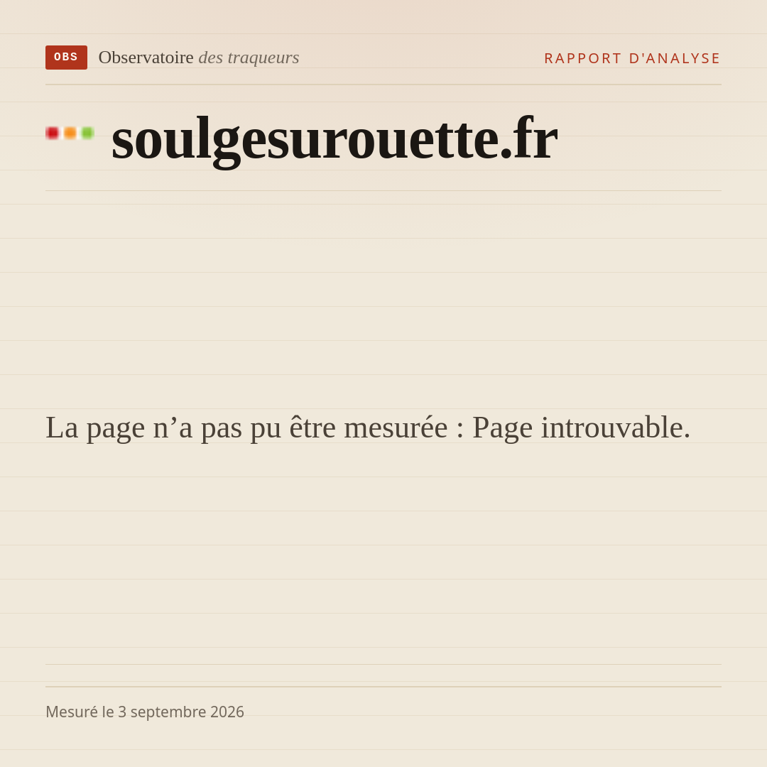 La page n’a pas pu être mesurée : Page introuvable.
