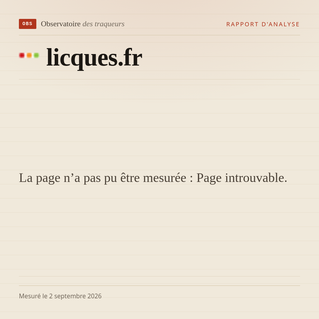 La page n’a pas pu être mesurée : Page introuvable.