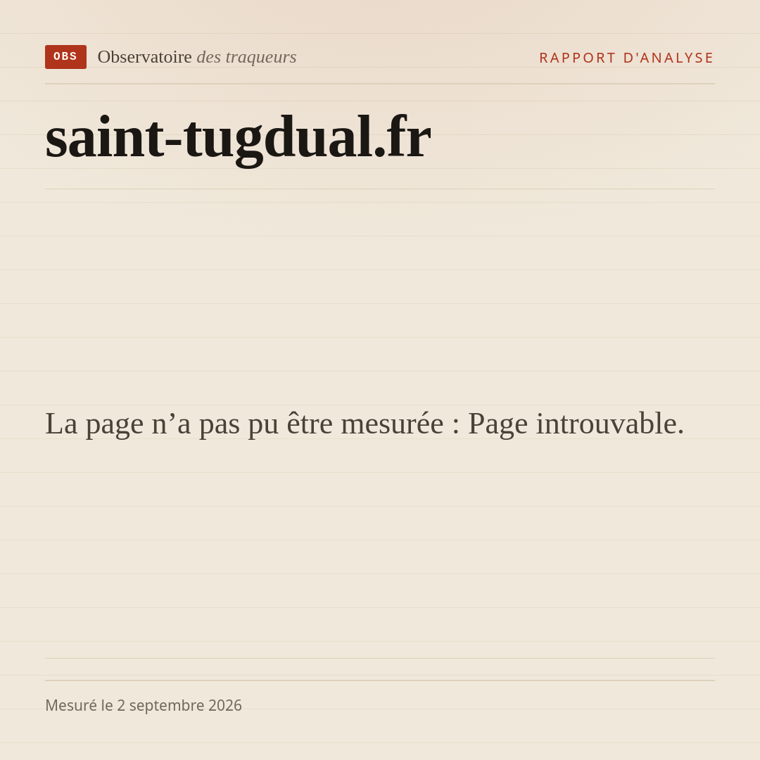 La page n’a pas pu être mesurée : Page introuvable.