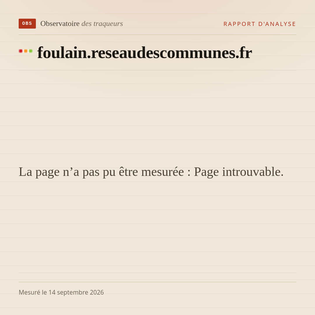 La page n’a pas pu être mesurée : Page introuvable.