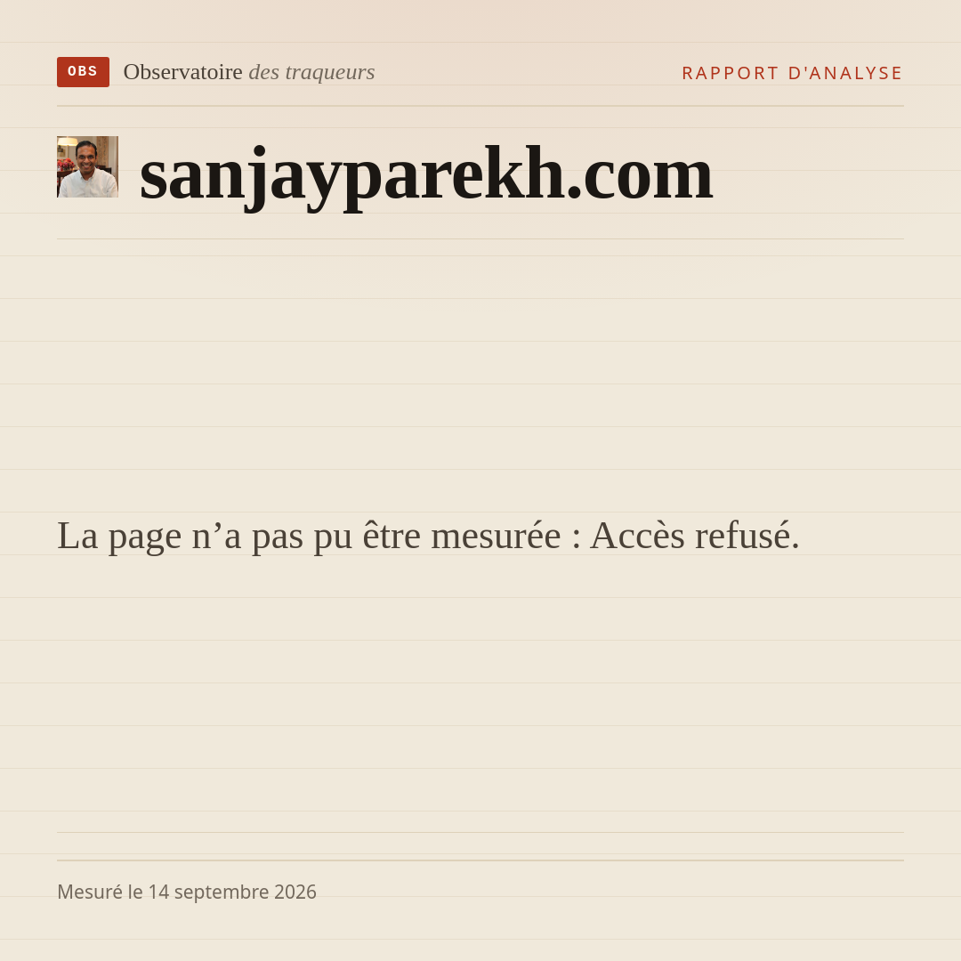 La page n’a pas pu être mesurée : Accès refusé.