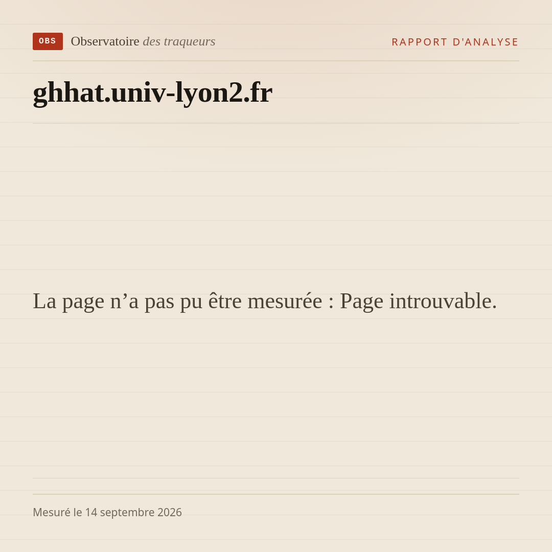 La page n’a pas pu être mesurée : Page introuvable.