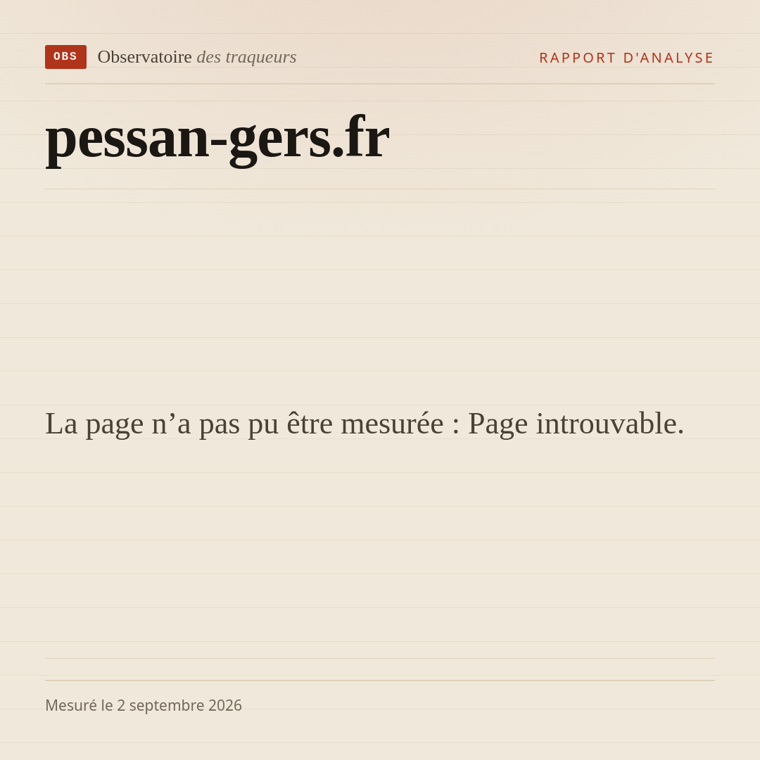 La page n’a pas pu être mesurée : Page introuvable.