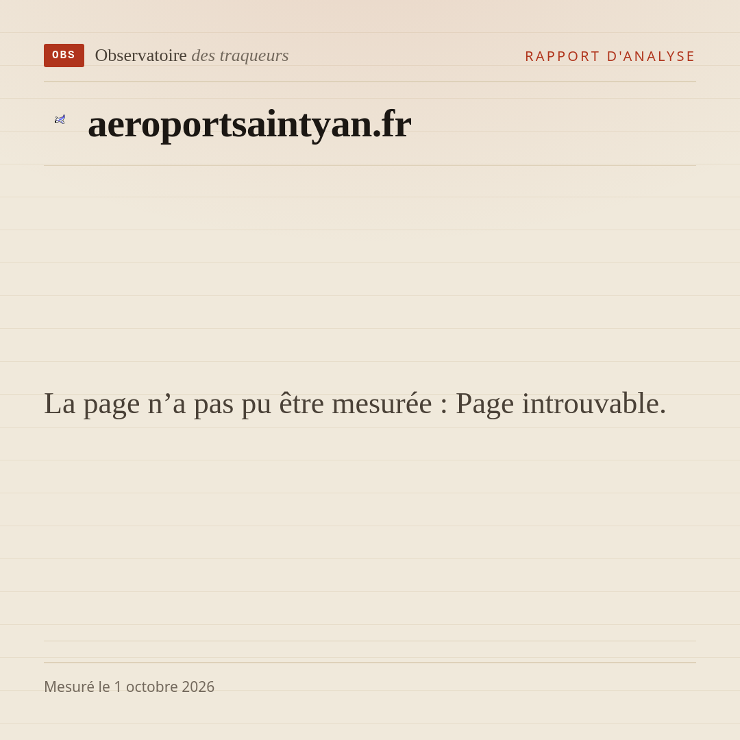 La page n’a pas pu être mesurée : Page introuvable.
