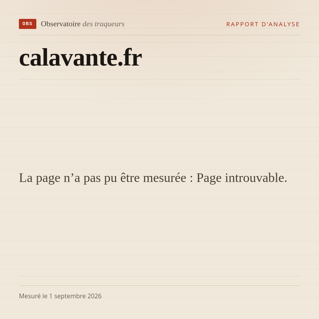 La page n’a pas pu être mesurée : Page introuvable.