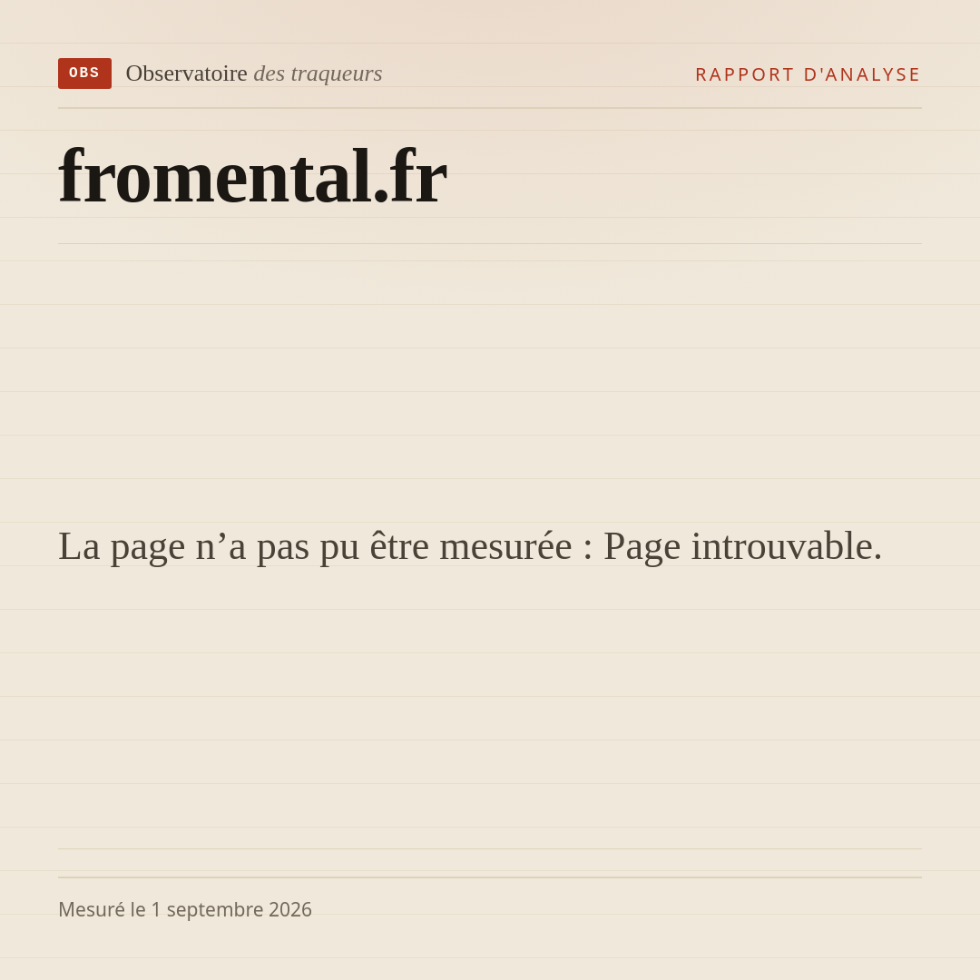 La page n’a pas pu être mesurée : Page introuvable.
