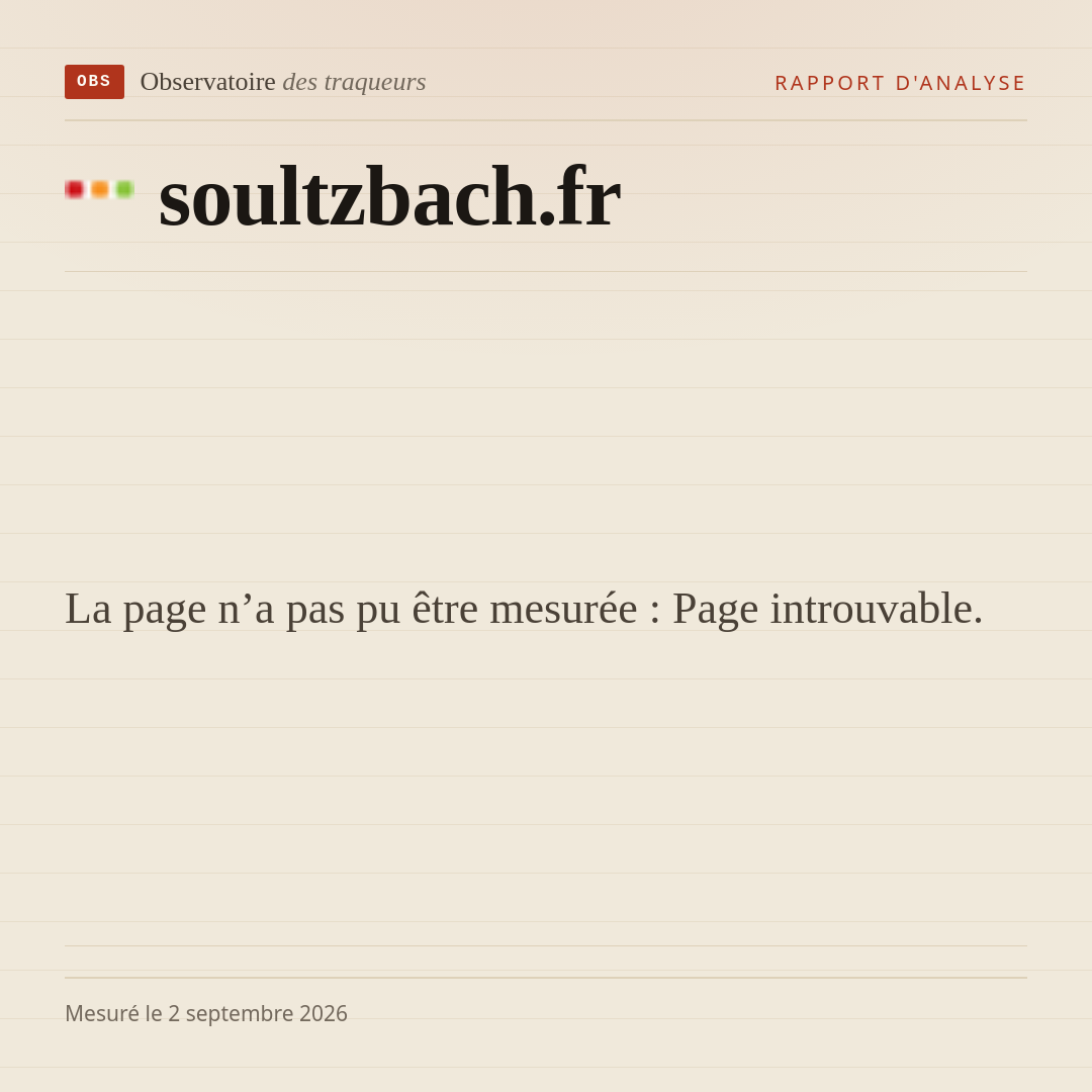 La page n’a pas pu être mesurée : Page introuvable.