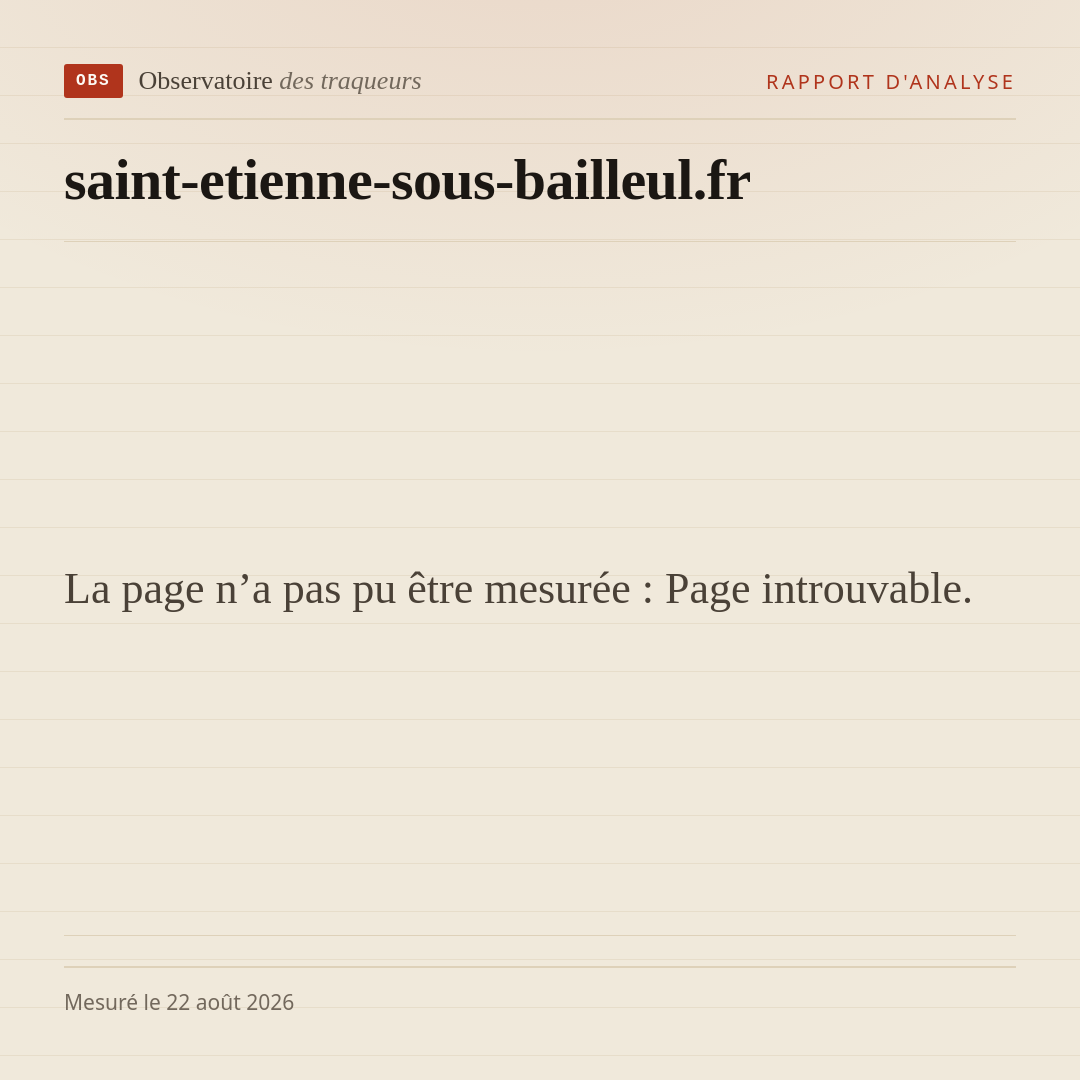 La page n’a pas pu être mesurée : Page introuvable.