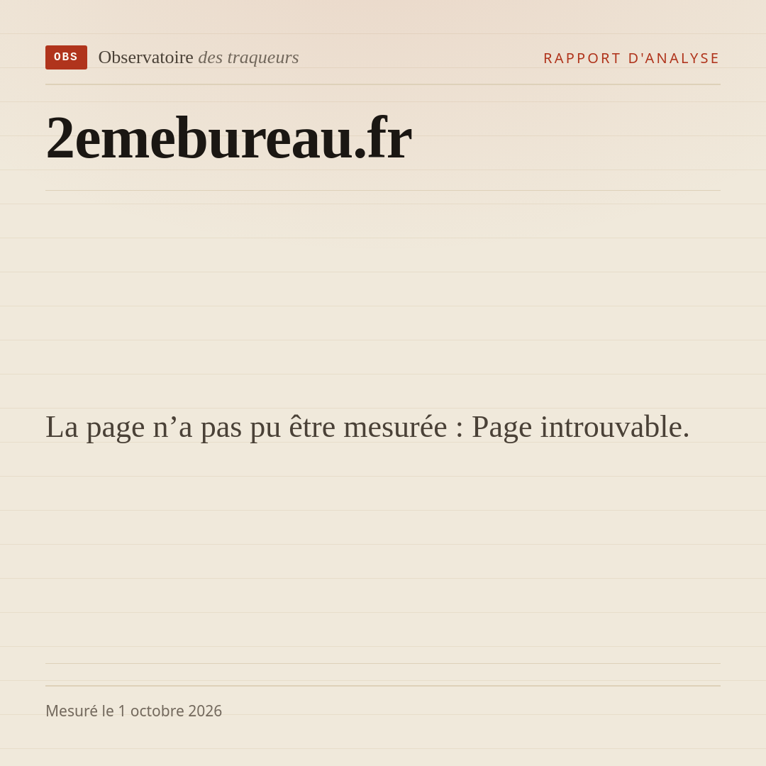 La page n’a pas pu être mesurée : Page introuvable.