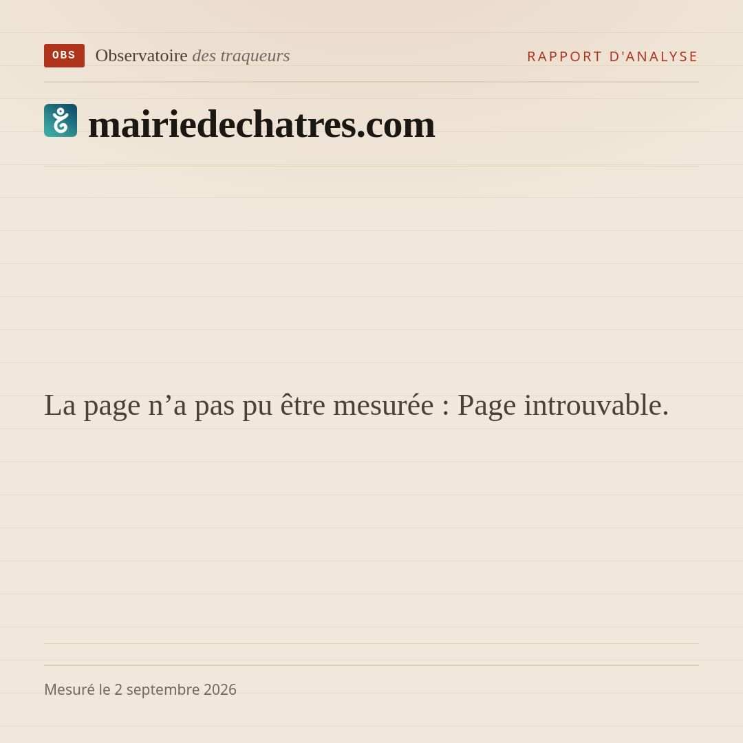 La page n’a pas pu être mesurée : Page introuvable.