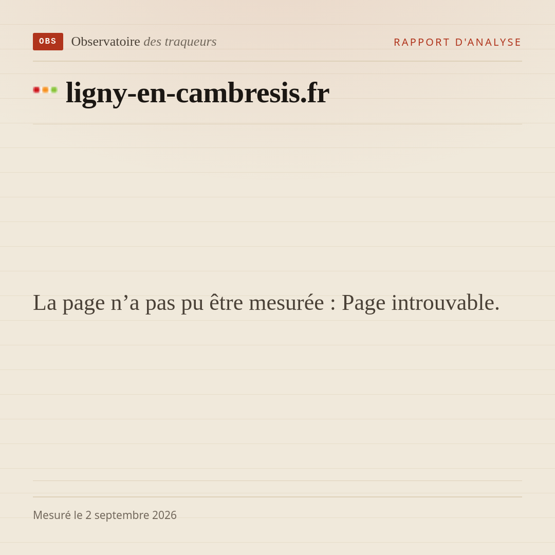 La page n’a pas pu être mesurée : Page introuvable.