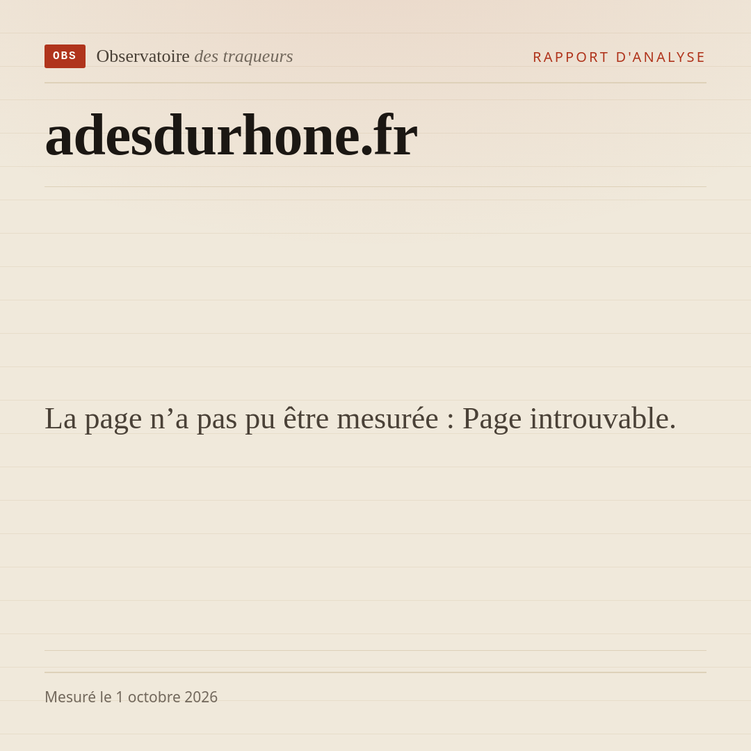 La page n’a pas pu être mesurée : Page introuvable.