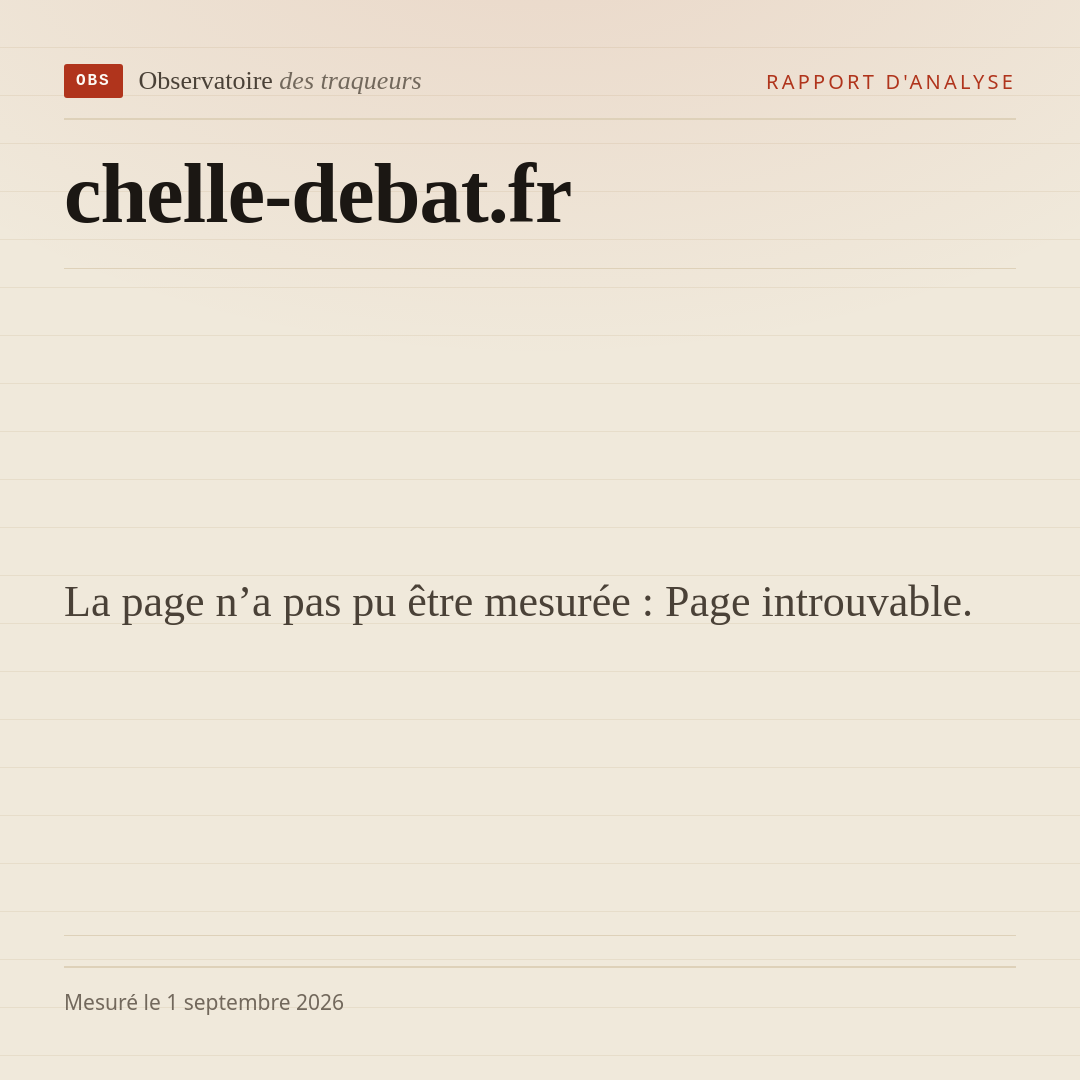 La page n’a pas pu être mesurée : Page introuvable.