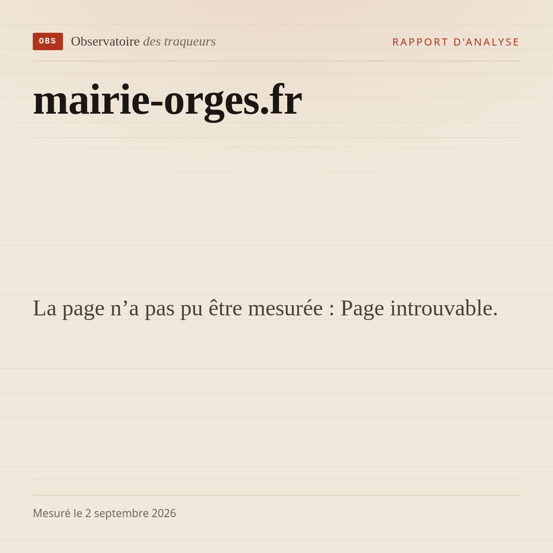 La page n’a pas pu être mesurée : Page introuvable.