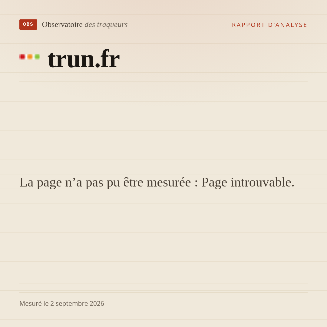 La page n’a pas pu être mesurée : Page introuvable.