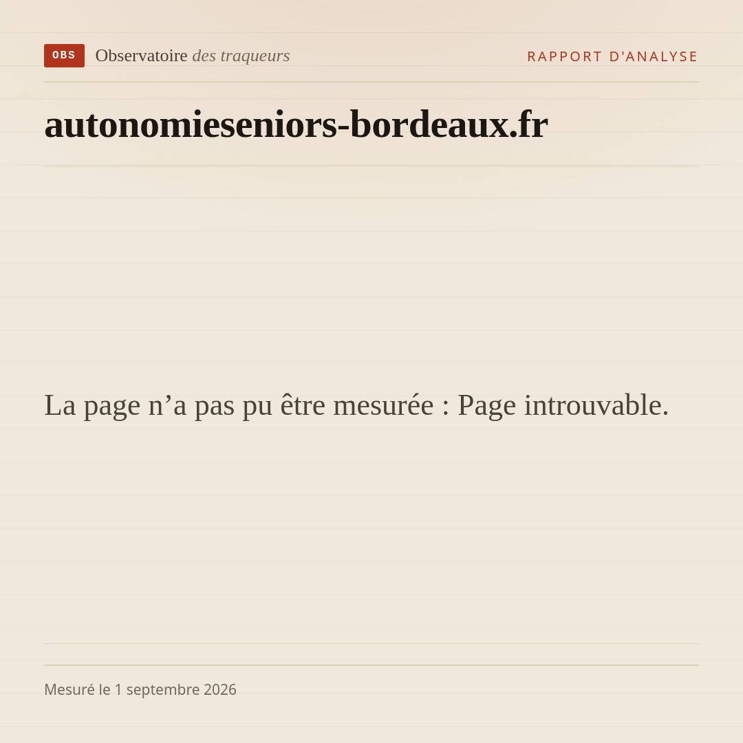 La page n’a pas pu être mesurée : Page introuvable.
