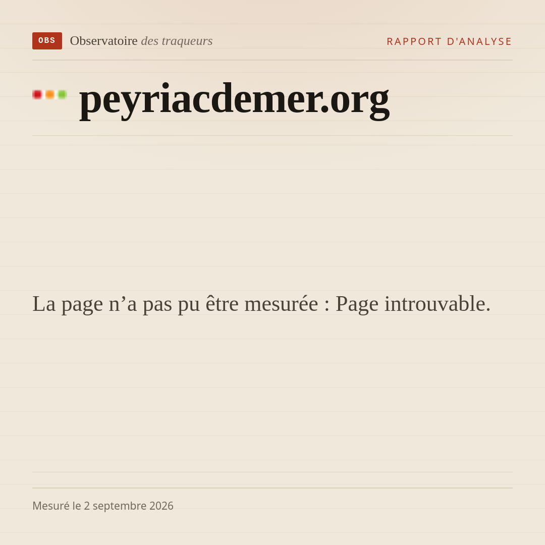 La page n’a pas pu être mesurée : Page introuvable.