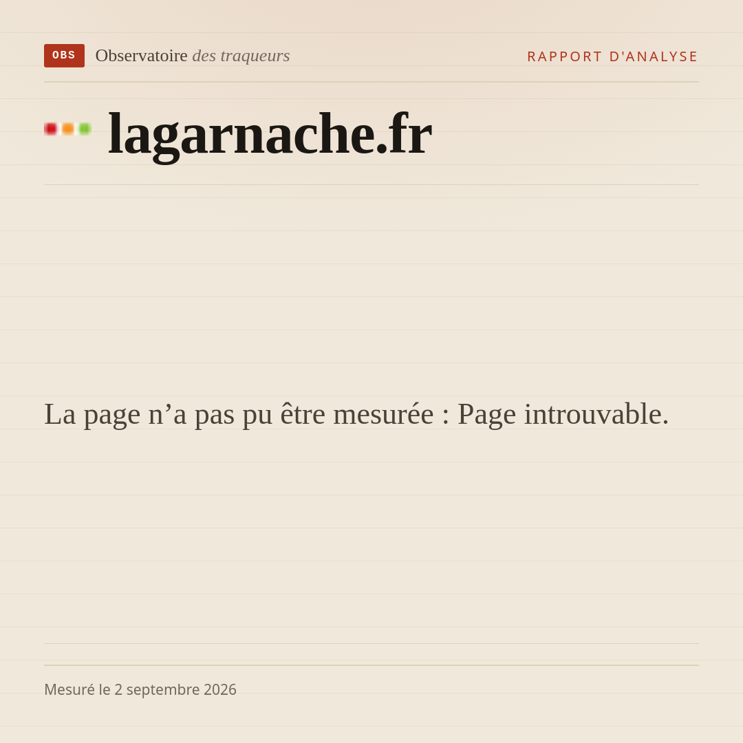 La page n’a pas pu être mesurée : Page introuvable.