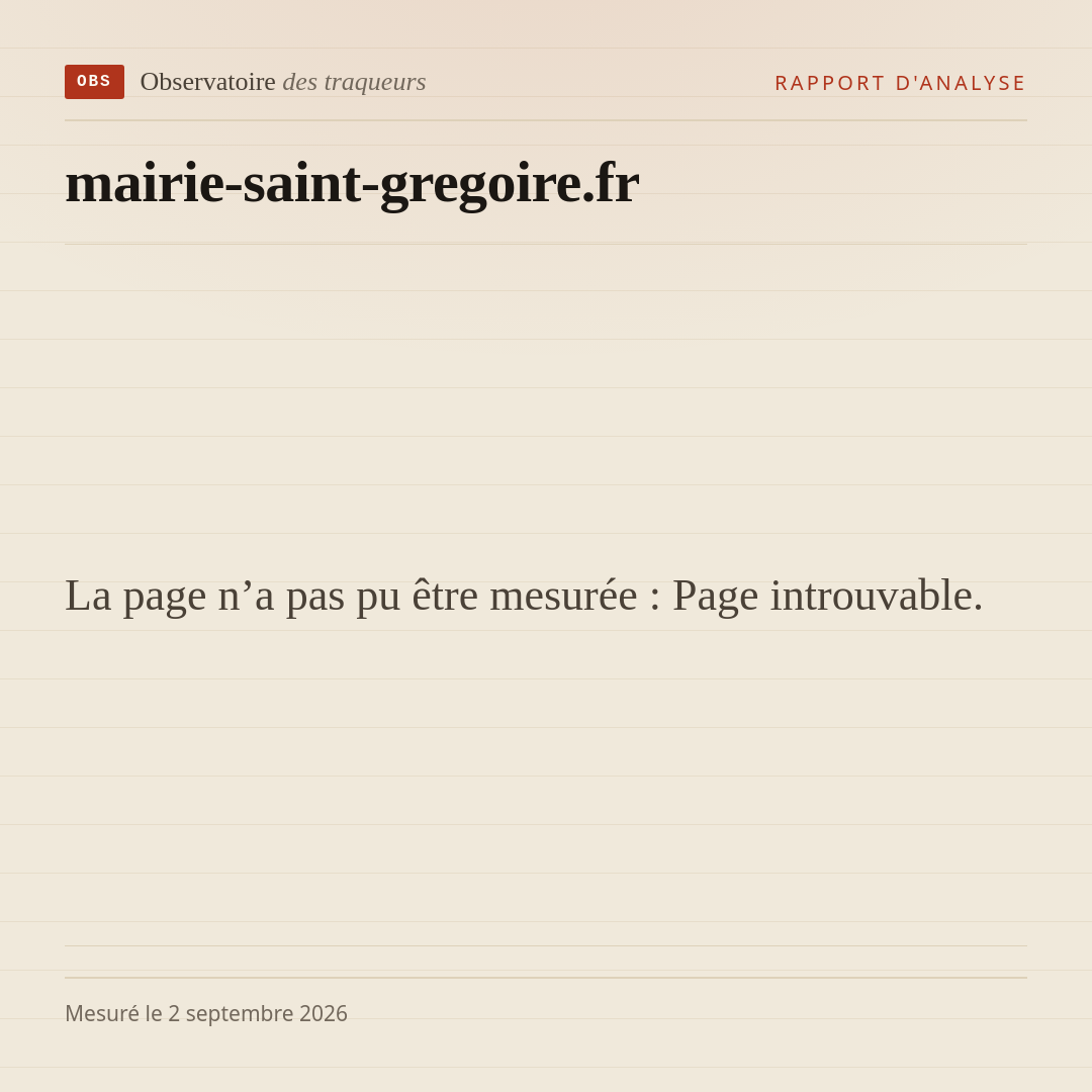 La page n’a pas pu être mesurée : Page introuvable.