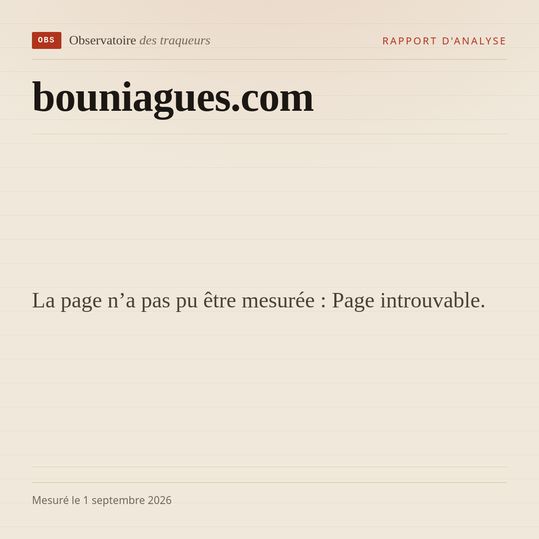 La page n’a pas pu être mesurée : Page introuvable.