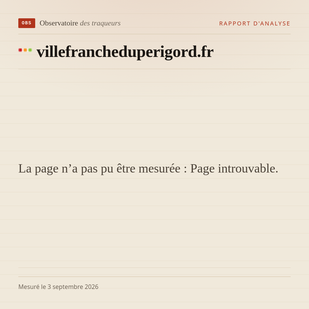 La page n’a pas pu être mesurée : Page introuvable.