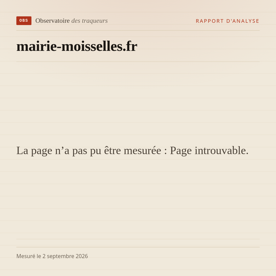 La page n’a pas pu être mesurée : Page introuvable.