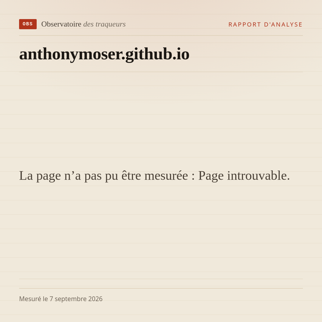 La page n’a pas pu être mesurée : Page introuvable.